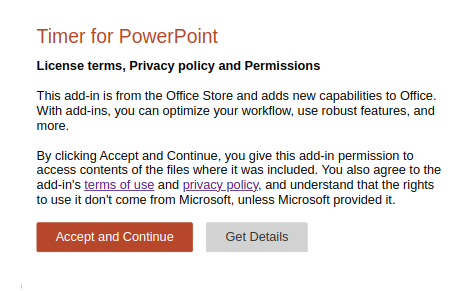 Plugin failing to load in presentation mode